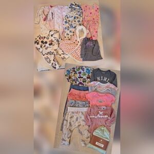 Bundle Of Baby Girls Clothing Size 3-6 Months